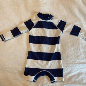Infant sun protection long sleeve swimwear
